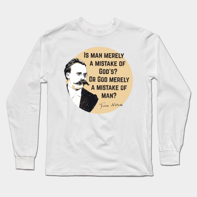 Nietzsche - God question Quote Long Sleeve T-Shirt by dan89